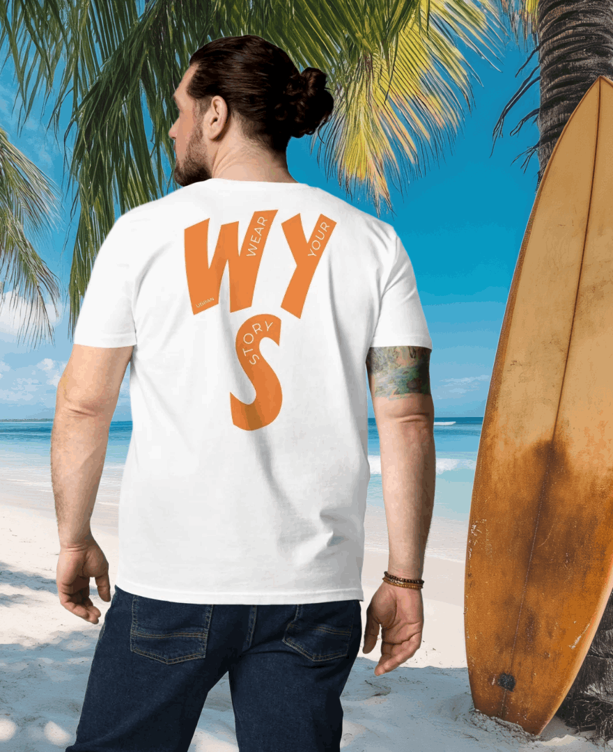 Men's Wear Your Story Premium T-Shirt (Flamenco)