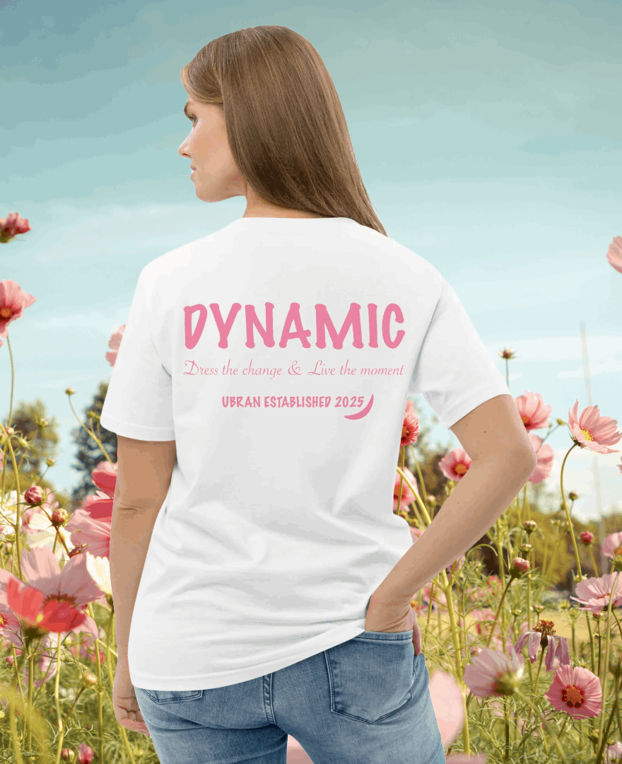 Dynamic Est. 2025 Back Logo T-Shirt (Tickle Me Pink)