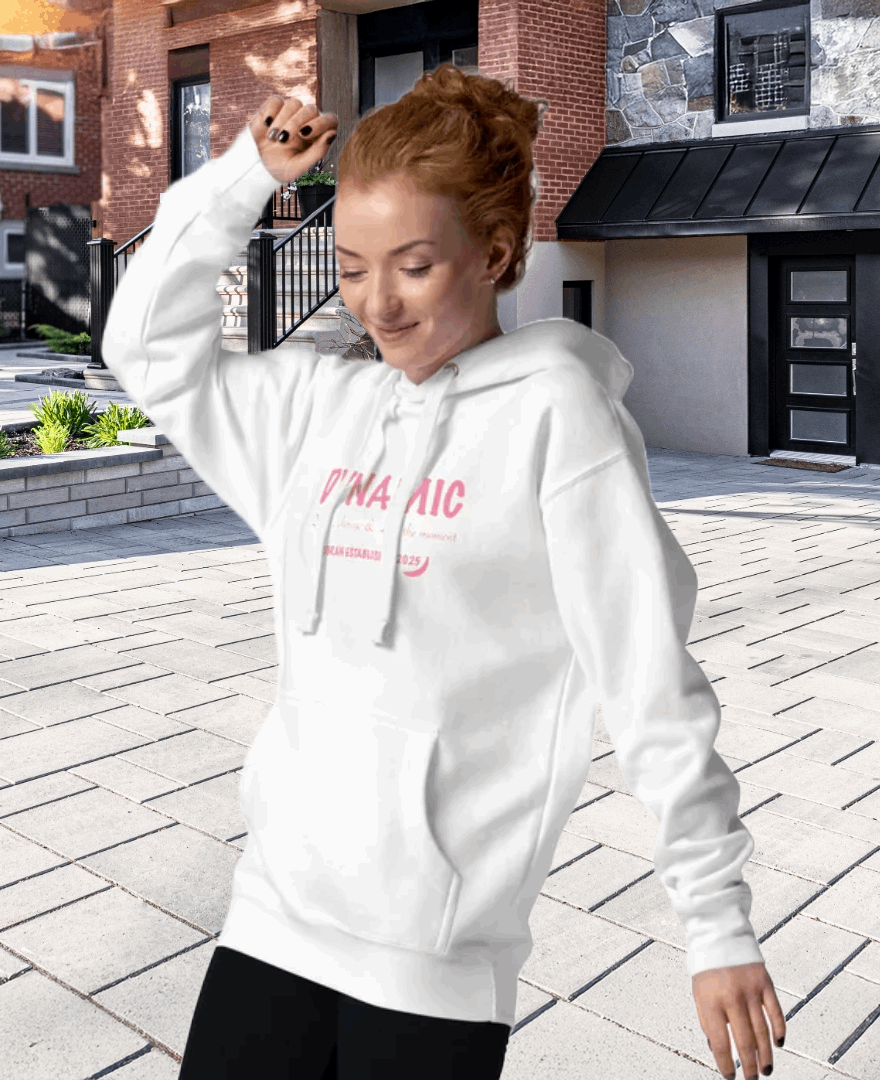 Dynamic Est. 2025 Heritage Eco Hoodie (Tickle Me Pink)
