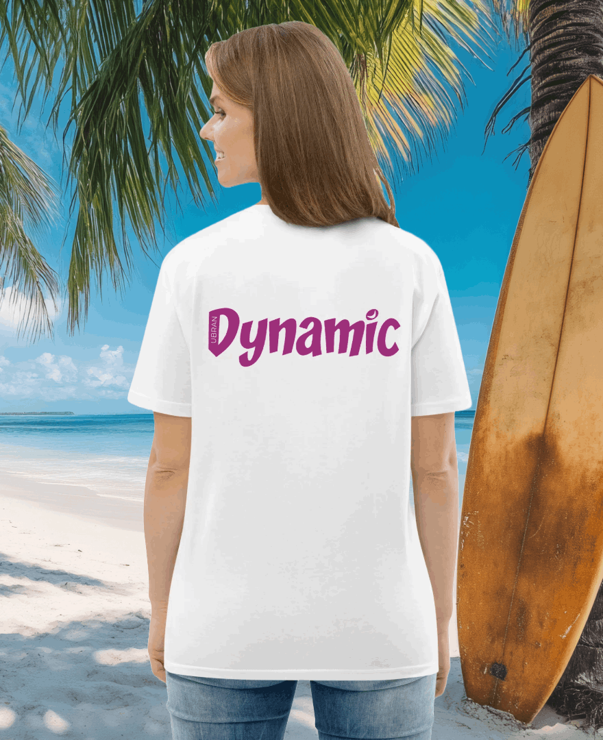 Dynamic Moon Eco T-Shirt (Red Violet)