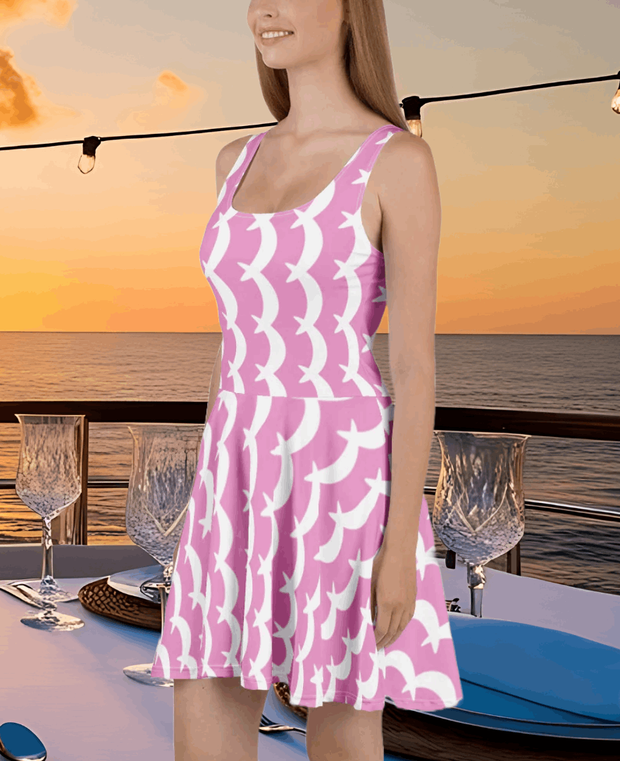 Dynamic Skater Dress (Lavender)