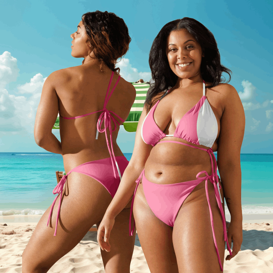 Dynamic String Bikini (Tickle Me Pink)