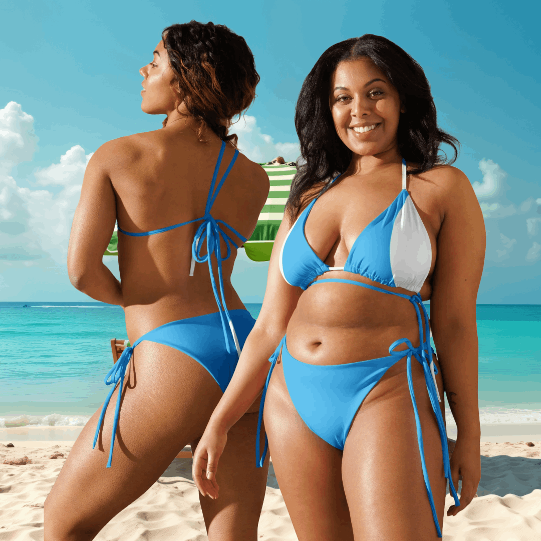 Dynamic String Bikini (Blue)