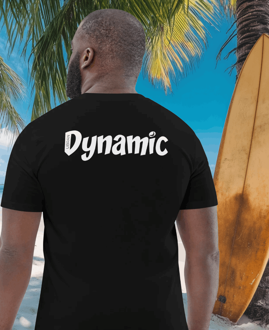 Men's Dynamic Moon Eco T-Shirt (Black)