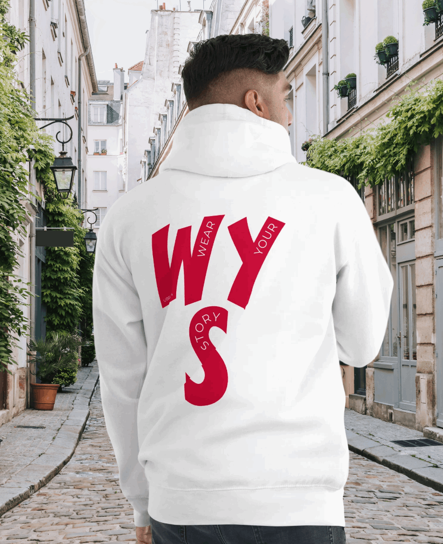 Men's Wear Your Story Premium Hoodie (Crimson)