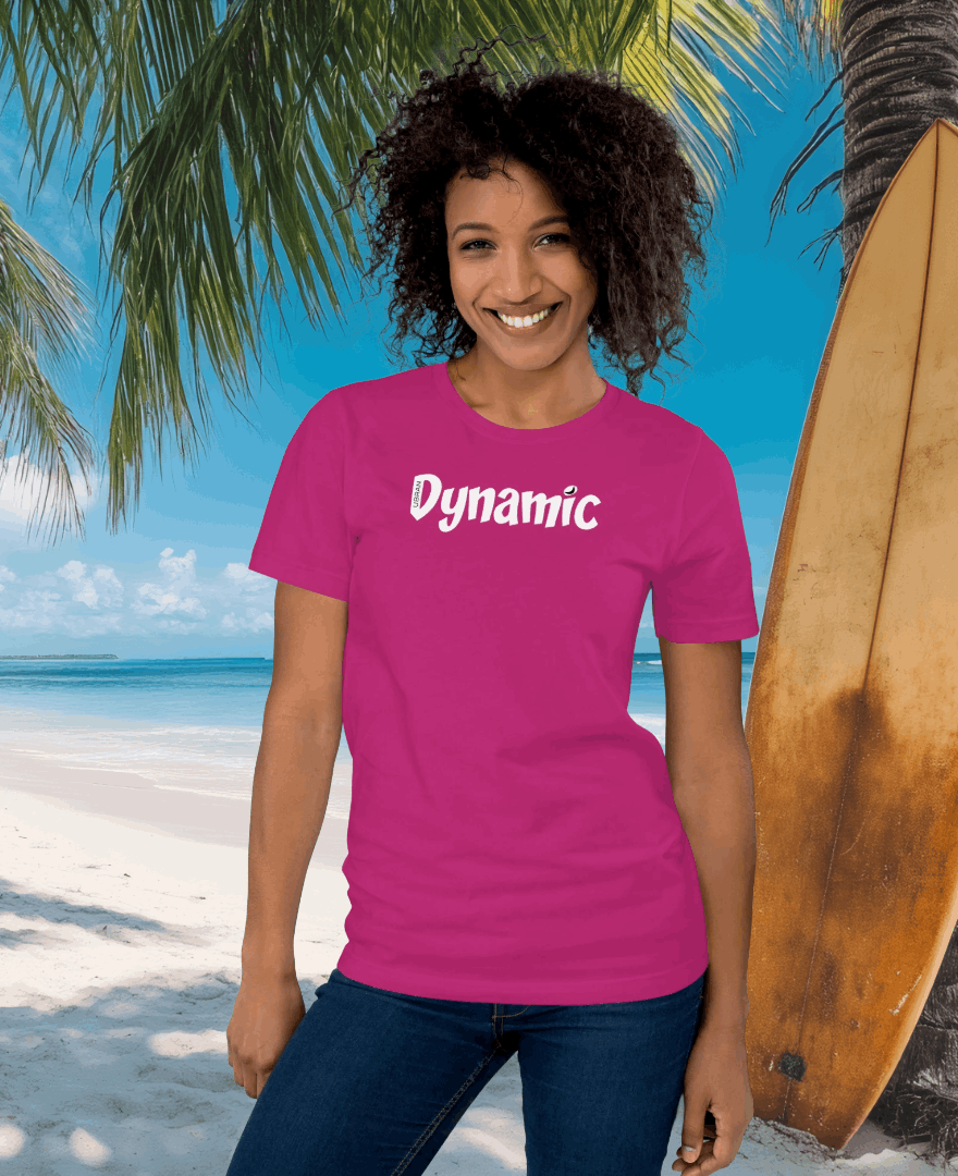 Women's Dynamic Moon Staple T-Shirt (Berry)