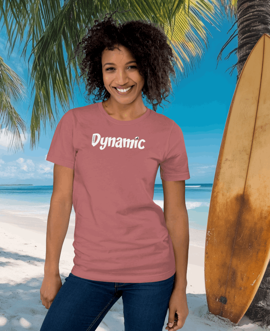 Women's Dynamic Moon Staple T-Shirt (Mauve)