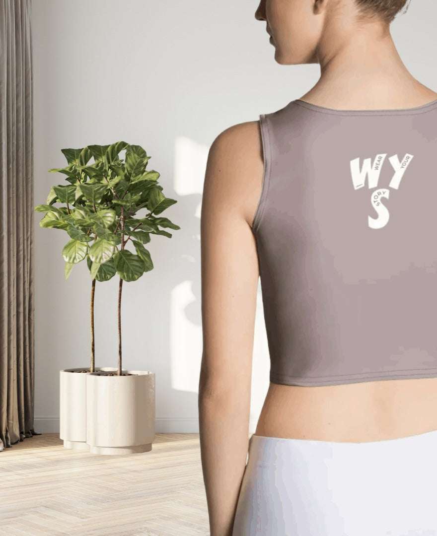 Women's Wear Your Story Crop Top (Careys Pink)