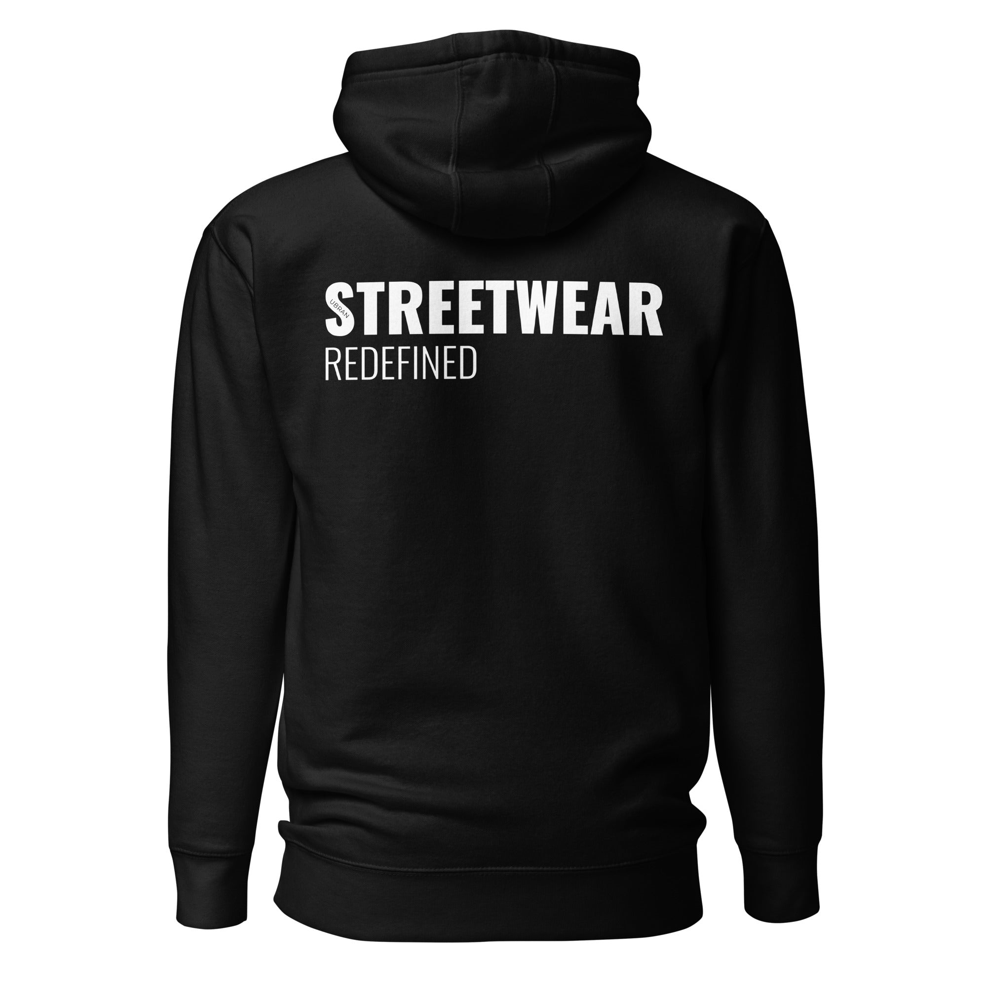 Men's Stylish Hoodie Black – Streetwear Redefined | Premium Cotton Blend - Back