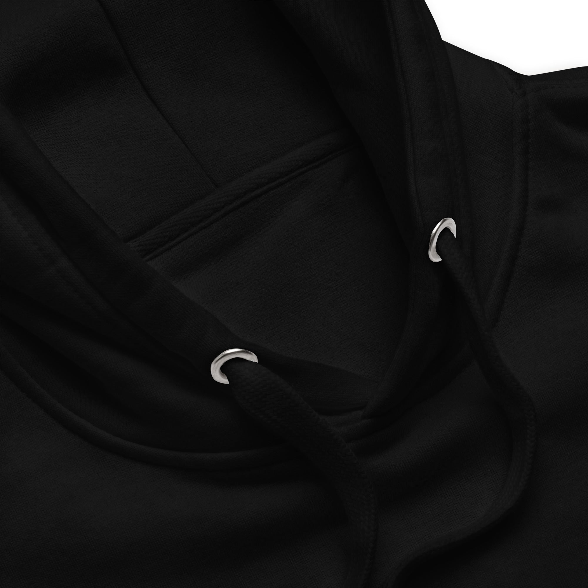 Men’s Stylish Hoodie Black – Wear Your Story | Streetwear Cotton Fleece Pullover Hoodie - Close Up