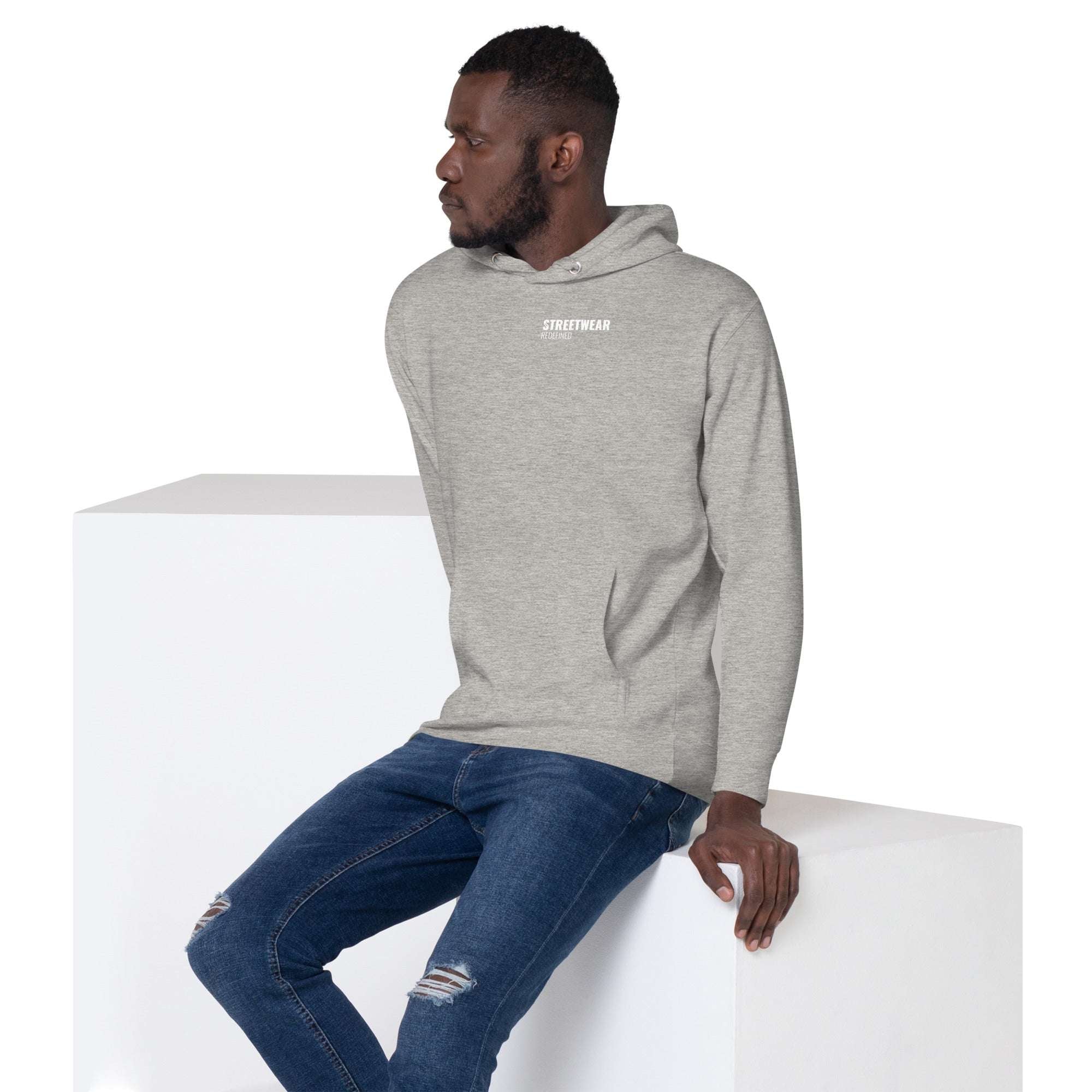 Men's Stylish Hoodie Carbon Grey – Streetwear Redefined - Front
