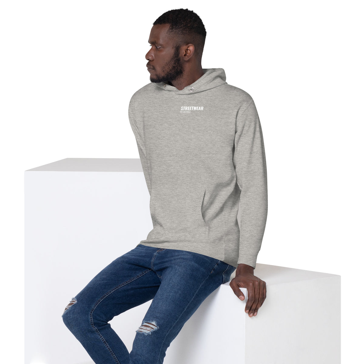 Men's Stylish Hoodie Carbon Grey – Streetwear Redefined - Front
