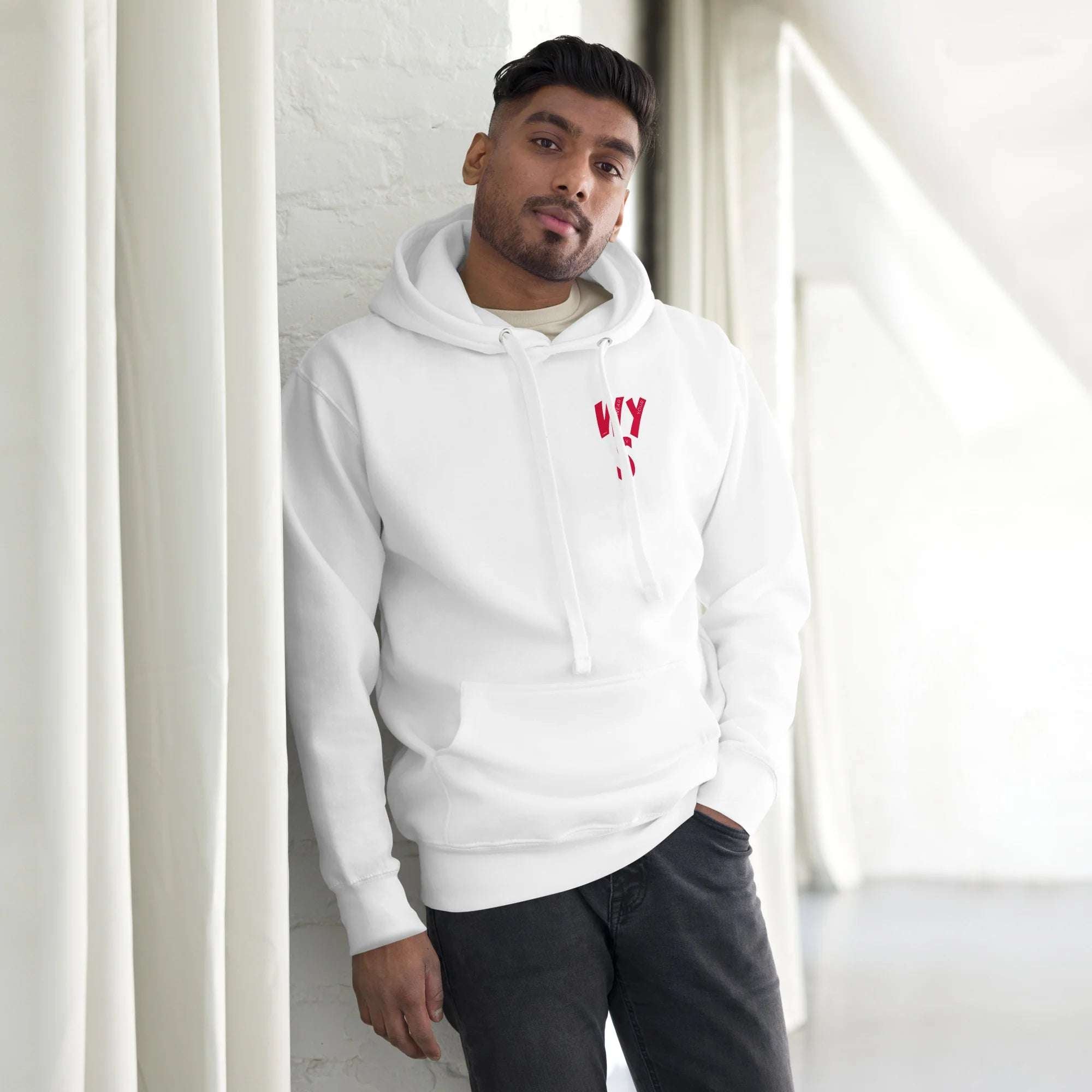 Men's Wear Your Story Premium Hoodie (Crimson)