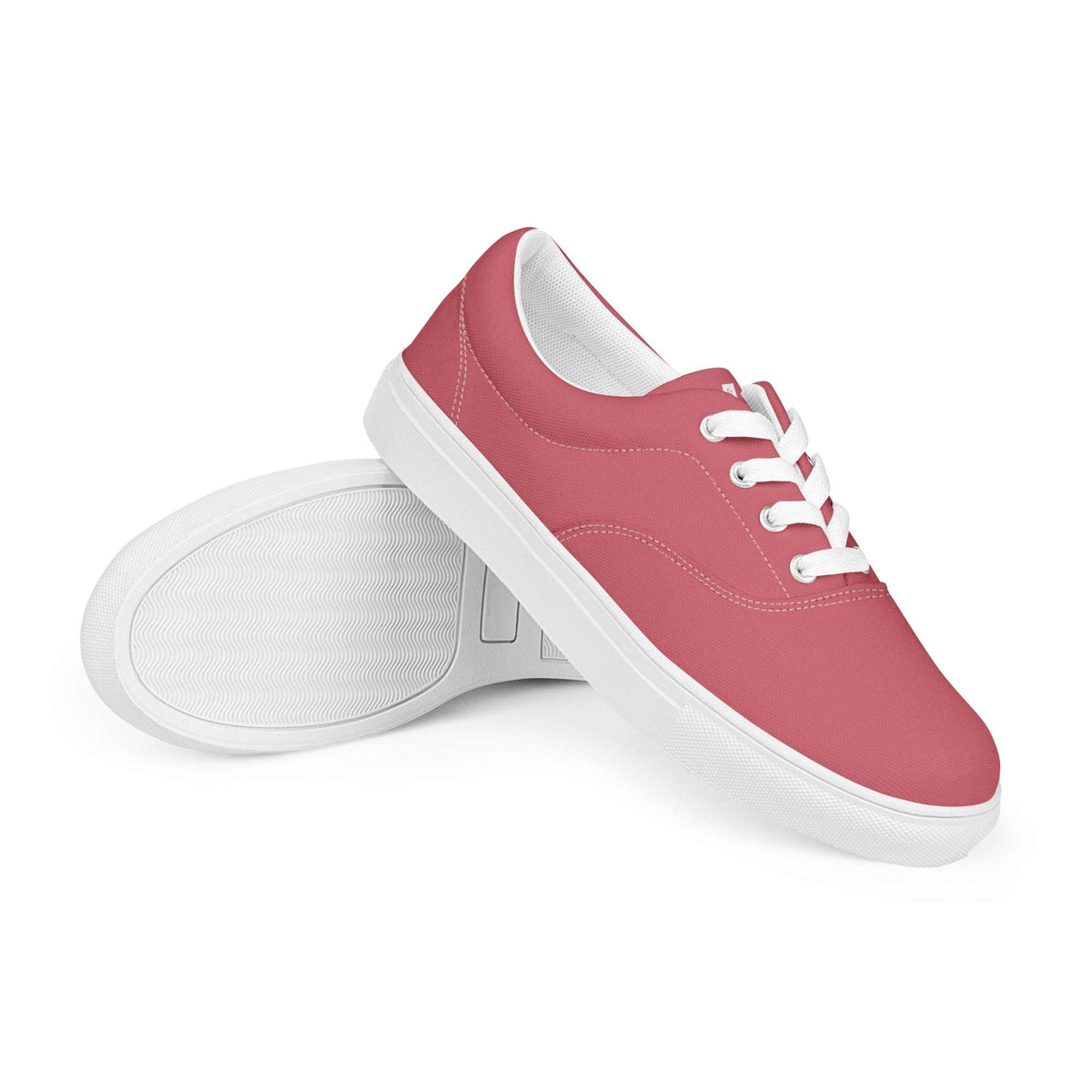 Lace Up Canvas Shoes Cabaret - Side View