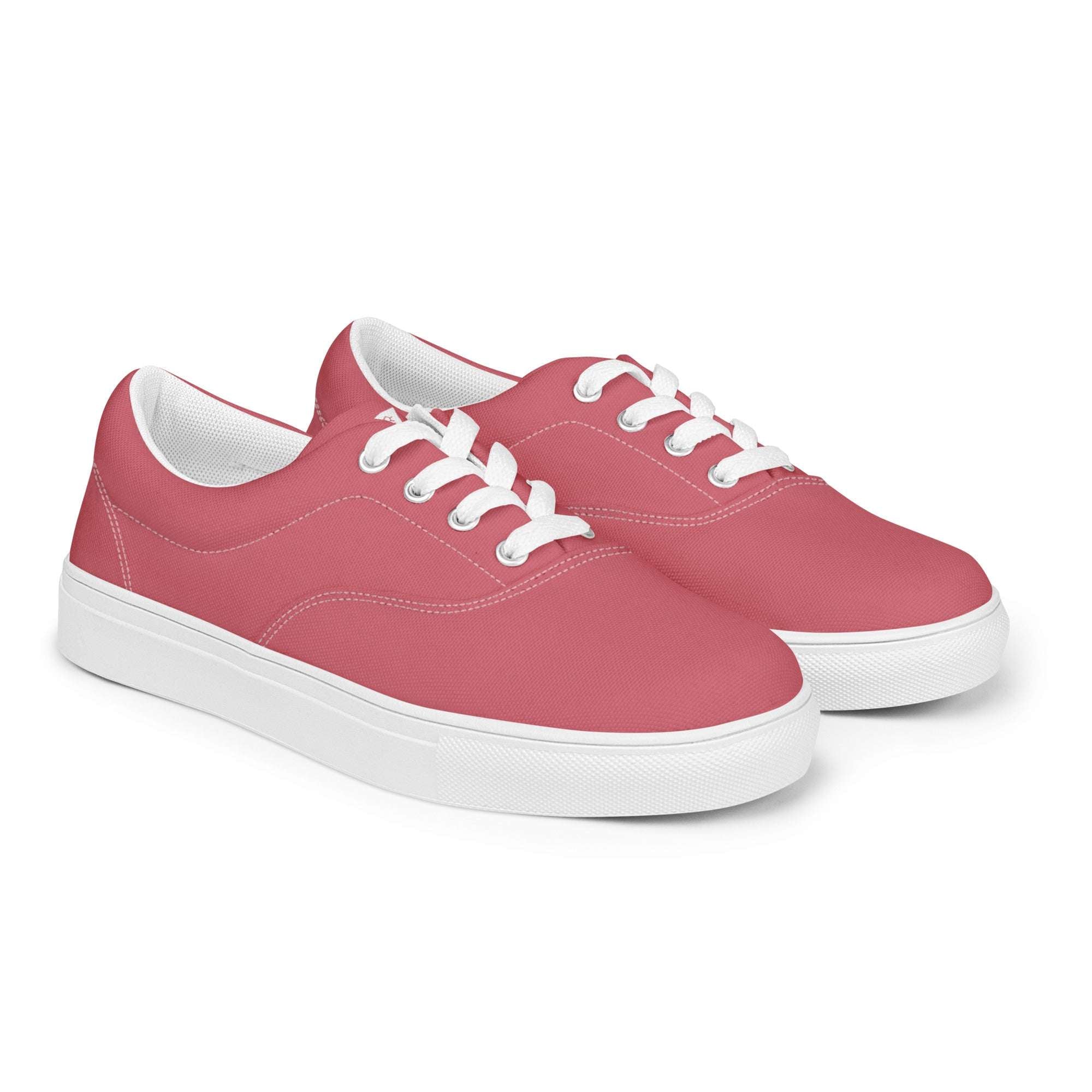 Lace Up Canvas Shoes Cabaret - Right Side