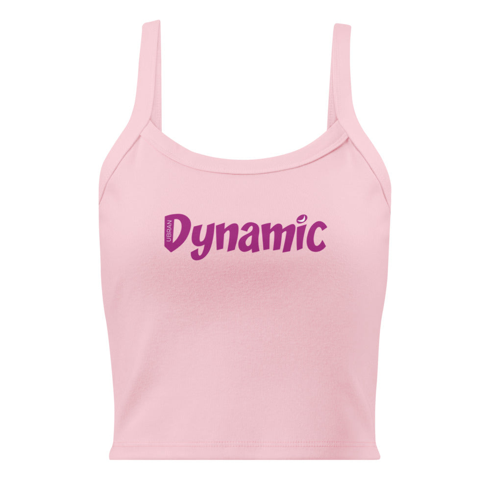 Women’s Micro-rib Tank Top (Pink & Red Violet)